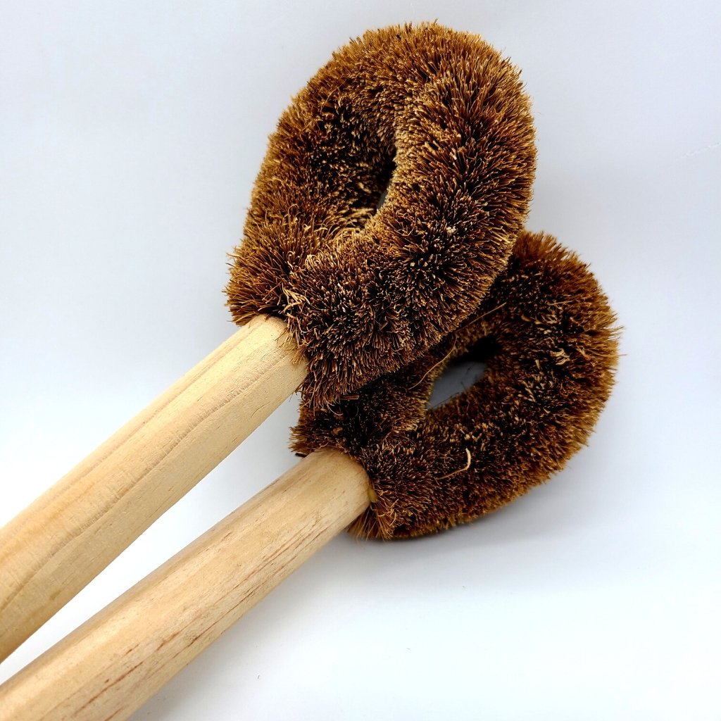 Coconut | Wooden scrubbing brush