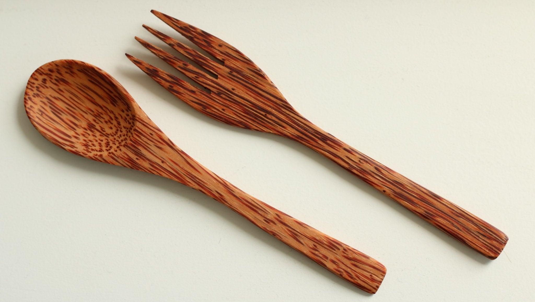 The Duo set | Wooden Coconut Spoon + Fork